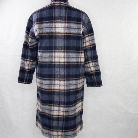 Madewell Plaid Scarf Coat, wool blend Coat, wool - Picture 9 of 16